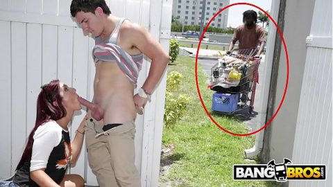 sexy video america public blowjob while
